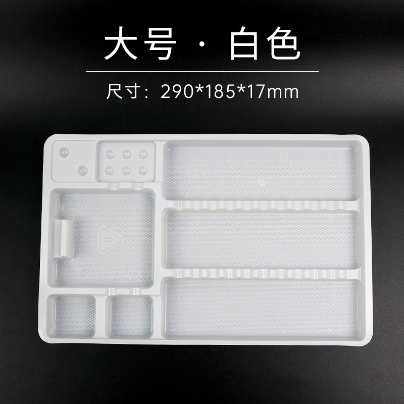 Teeth Whitening Tray - 100 szt. Jednorazowe, wielokomorowe plastikowe tacki