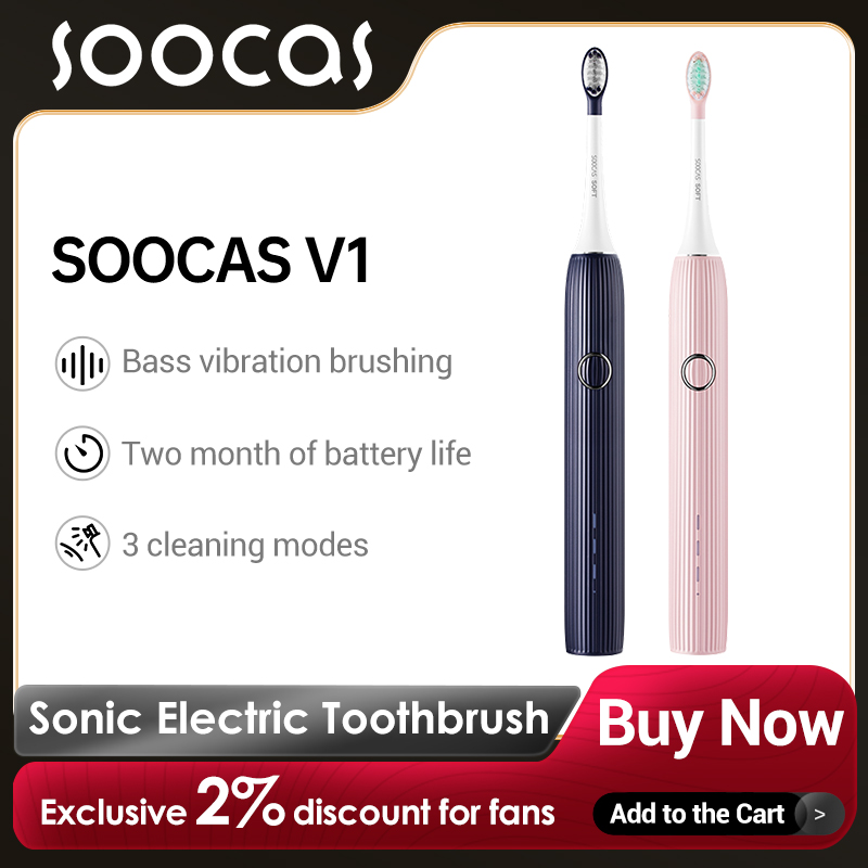 Electric Toothbrush Sonic - SOOCAS elektryczna soniczna szczoteczka do zębów
