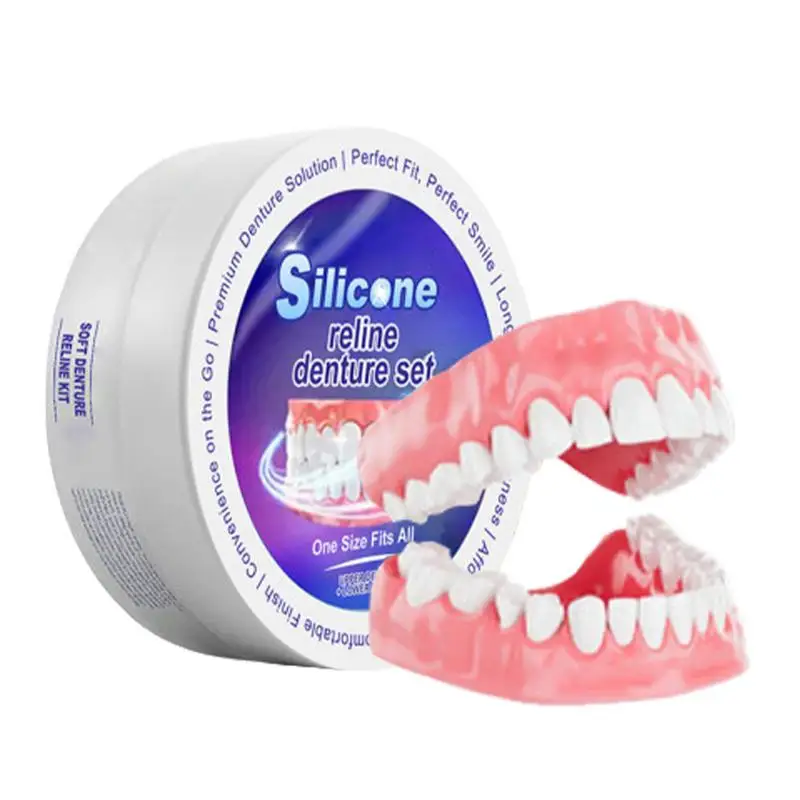 Teeth Whitening With Braces - Zestaw protez silikonowych Fit tymczasowe protezy
