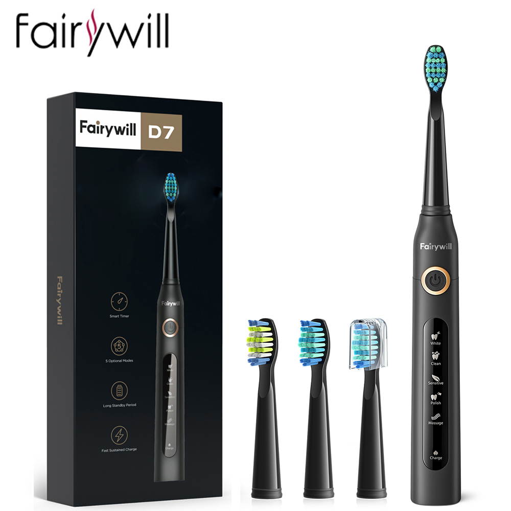 Electric Toothbrush Sonic - Fairywill elektryczna soniczna szczoteczka do zębów