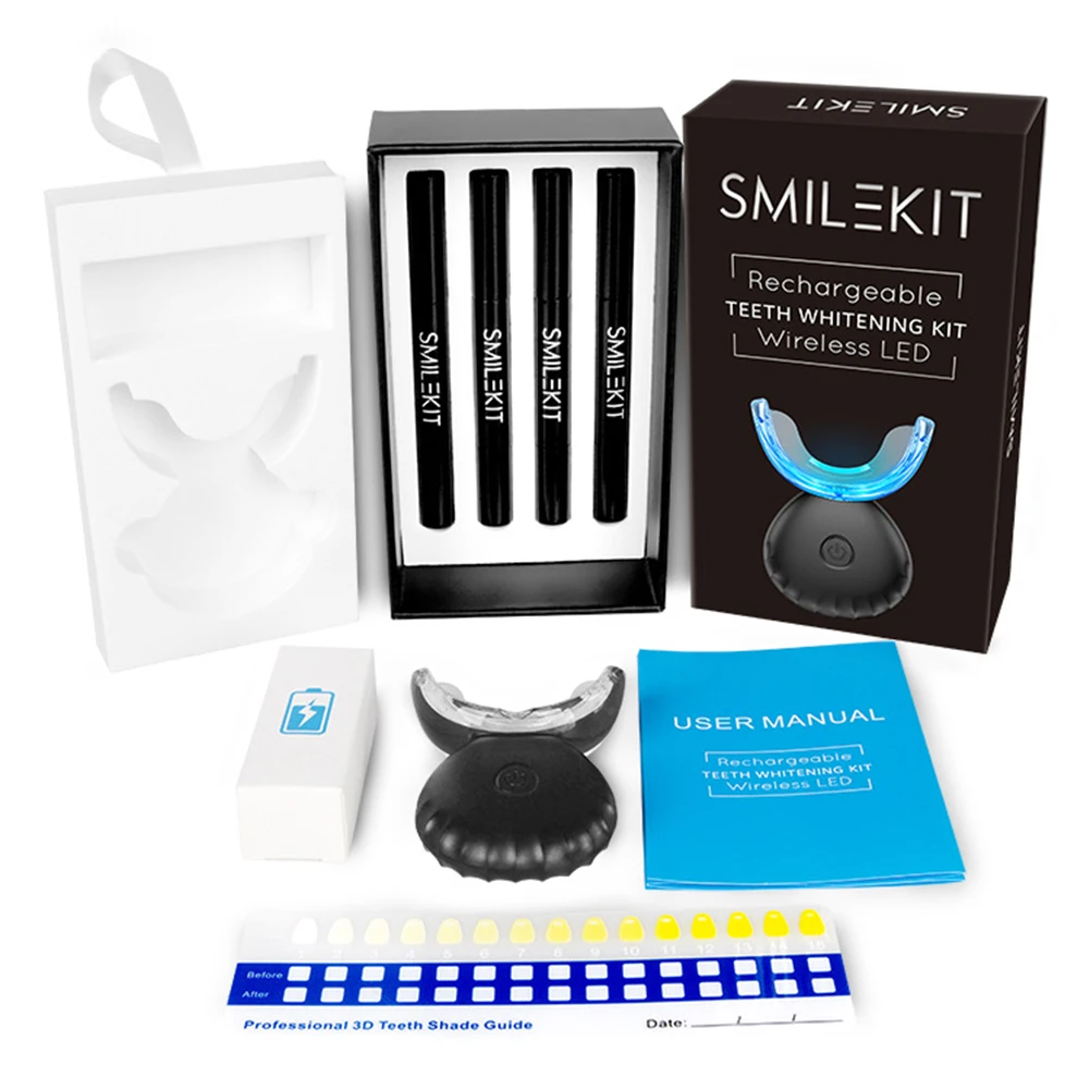 Teeth Whitening At Home - Zestaw do wybielania zębów dentystycznych Mini