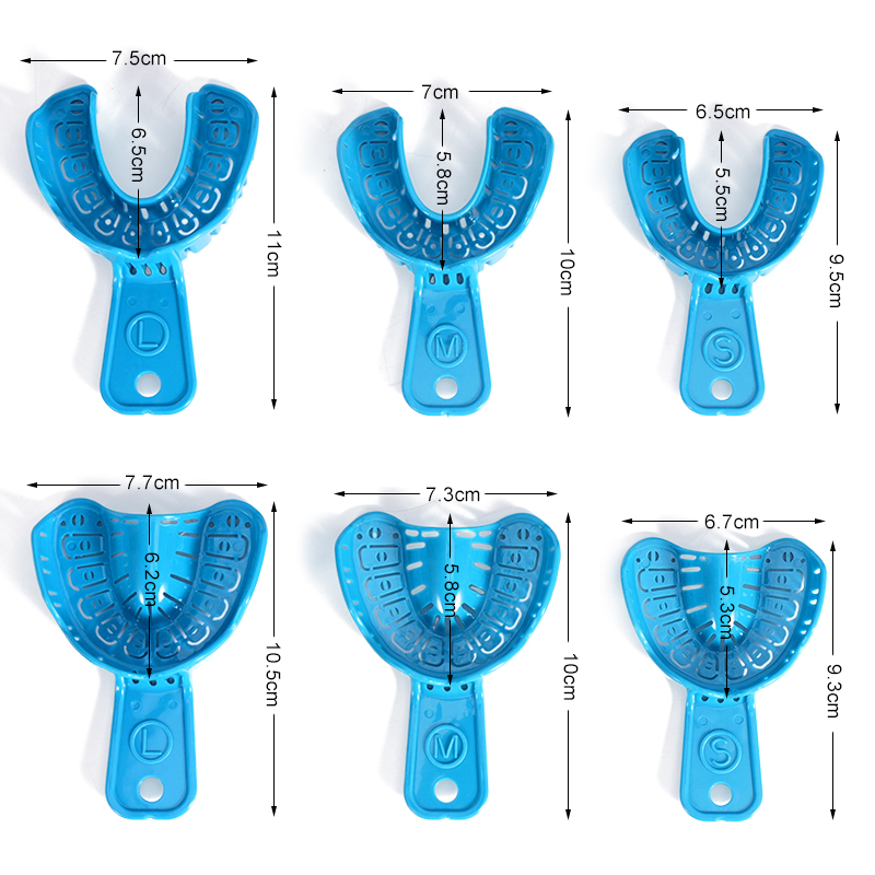 Teeth Whitening Tray - 6 szt. Szablonów do odcisków implantów