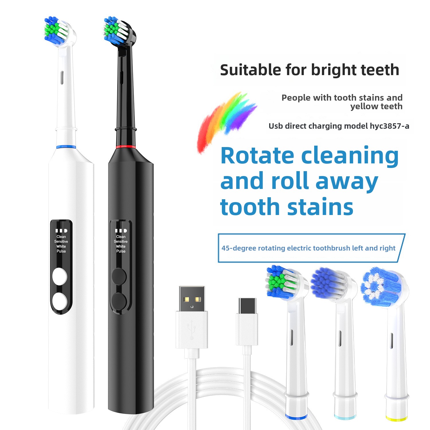 Bezprzewodowa, ładowalna, w pe – Electric Toothbrush Sonic recenzja i cena
