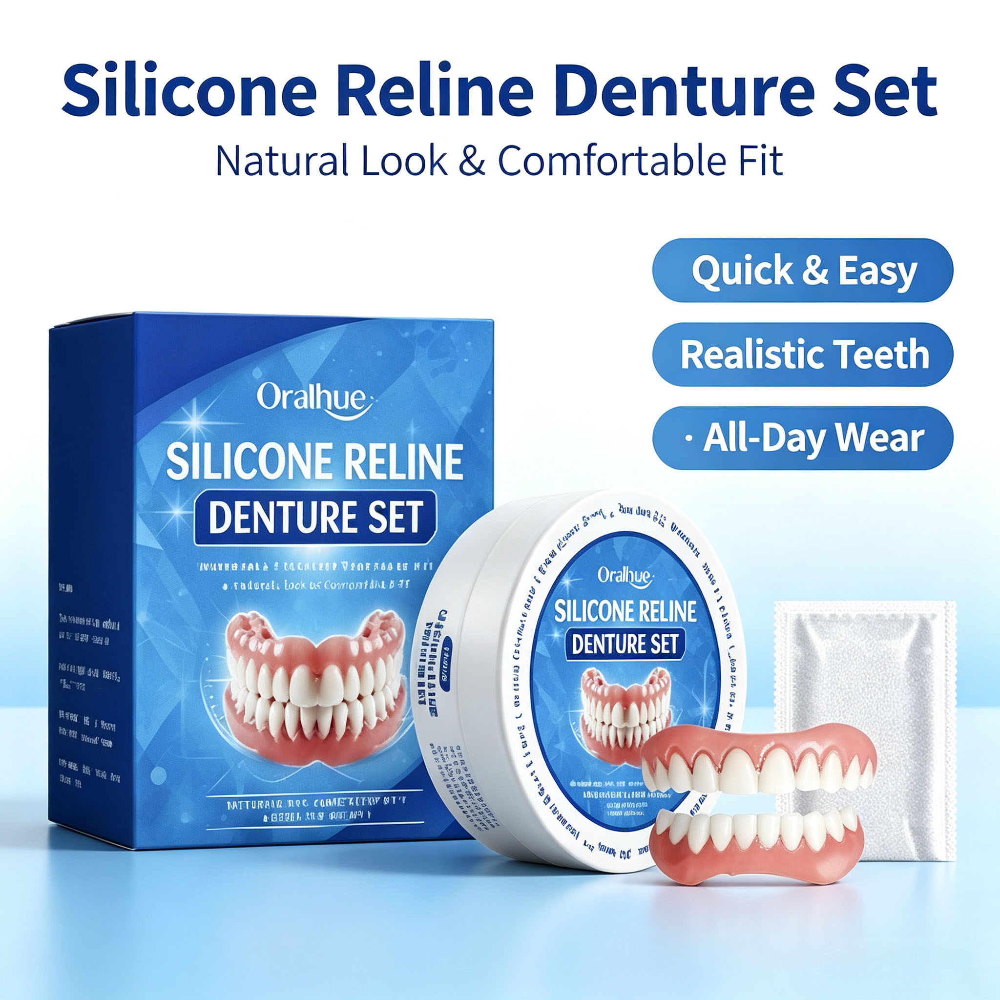 Silikonowe protezy na brak zęb – Teeth Whitening With Braces recenzja i cena
