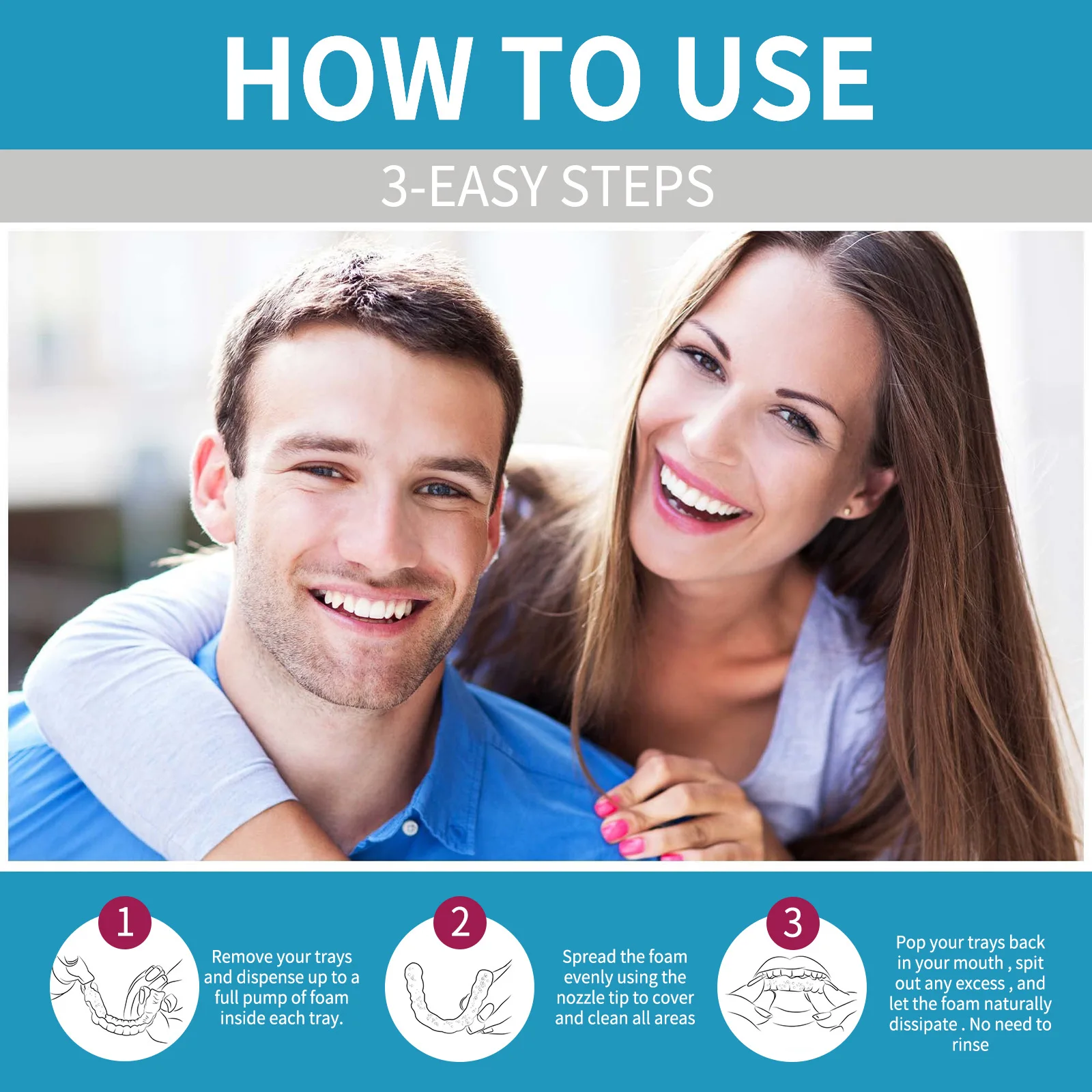 Aligner Pianka do czyszczenia  – Teeth Whitening With Braces recenzja i cena